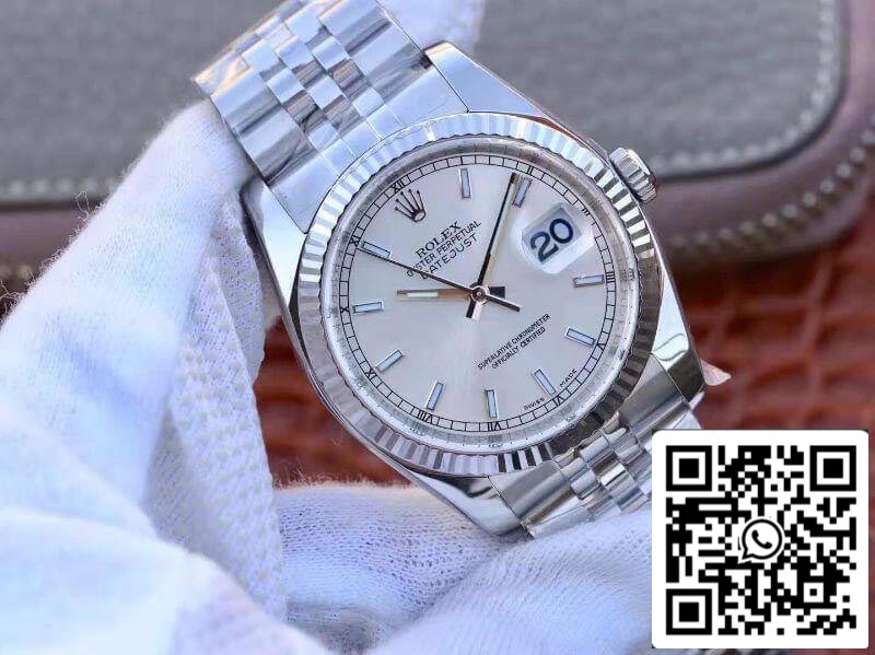 Rolex Datejust II 36 126334 AR Factory 1:1 Meilleure édition suisse ETA3135 Cadran rhodié