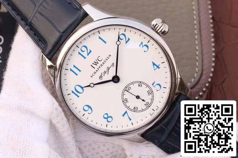 IWC Portugieser IW544203 GS Factory 1:1 Mejor Edición Suiza ETA6498 esfera blanca