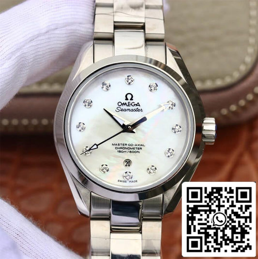 Omega Seamaster 231.10.34.20.55.002 Aqua Terra 150M 1:1 Meilleure édition 3S Cadran blanc d'usine