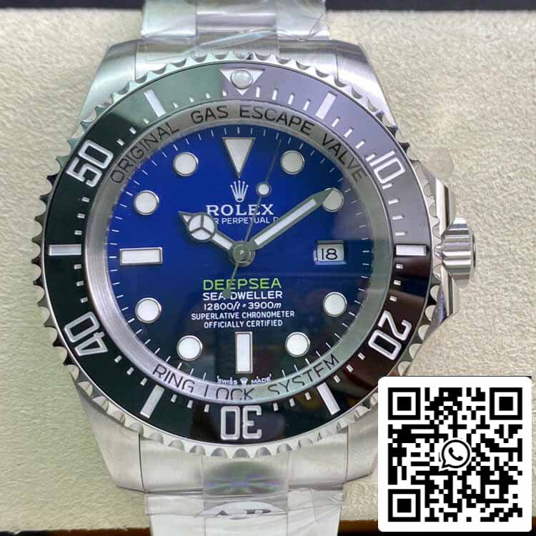 Rolex Deepsea Sea-Dweller 116660 „D-BLUE“ AR Factory 1:1 Best Edition Swiss ETA3135 Blau/Schwarzes Zifferblatt