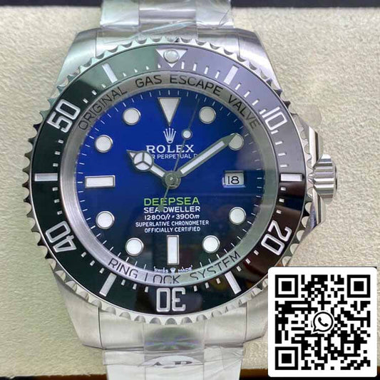 Rolex Deepsea Sea-Dweller 116660 « D-BLUE » AR Factory 1:1 Meilleure édition suisse ETA3135 Cadran bleu/noir