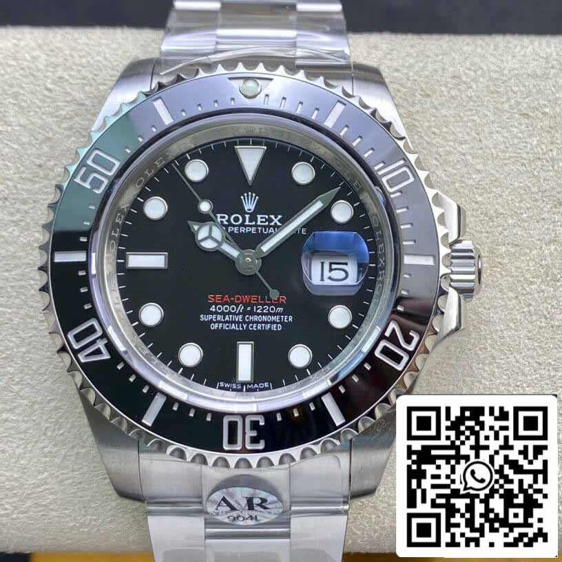 Rolex Sea-Dweller 126600 AR Factory schwarzes Zifferblatt 1:1 Best Edition Swiss ETA2824