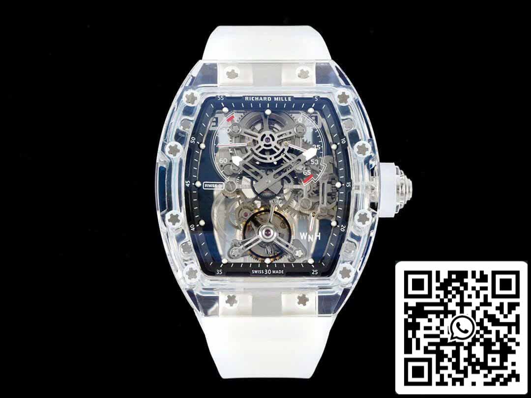 Richard Mille RM 56-01 Tourbillon 1:1 Meilleure édition RM Factory Cadran squelette transparent