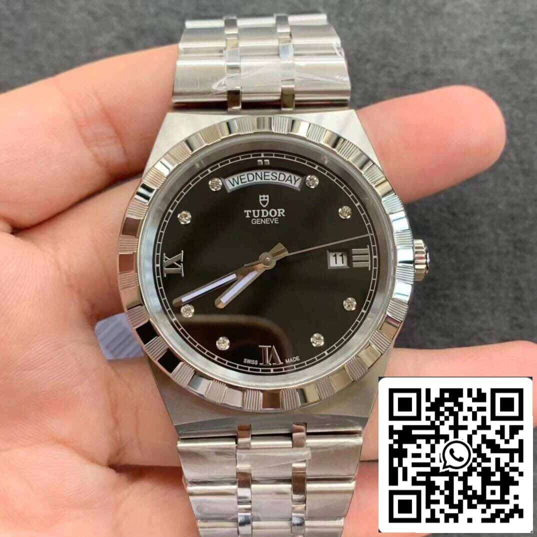 Réplica Tudor Royal M28600-0004 Day Date V7 Caixa de aço inoxidável de fábrica