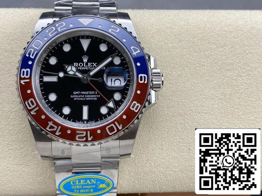 Rolex GMT Master II M126710BLRO-0002 1:1 Best Edition Clean Factory V3 Black Dial