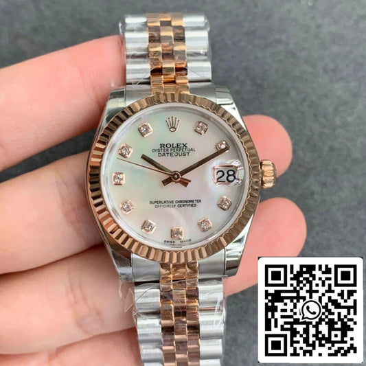 Rolex Datejust M278271-0026 1:1 Meilleure édition GS Factory Or rose