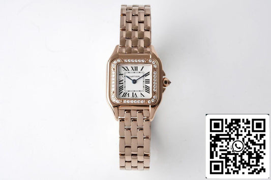 Panthere De Cartier WJPN0008 22MM 1:1 Best Edition BV Factory weißes Zifferblatt