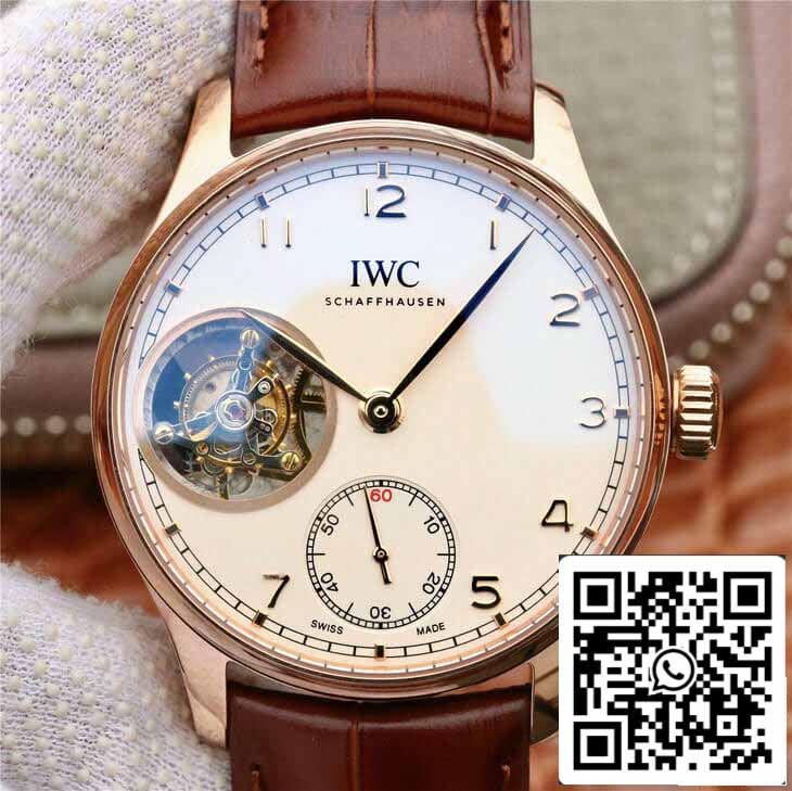 IWC Tourbillon Portugais IW546302 1:1 Meilleure édition ZF Factory Cadran Argent