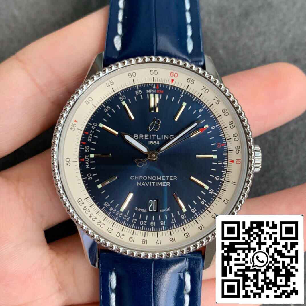 Breitling Navitimer 1 1:1 Meilleure édition V7 Cadran noir d'usine