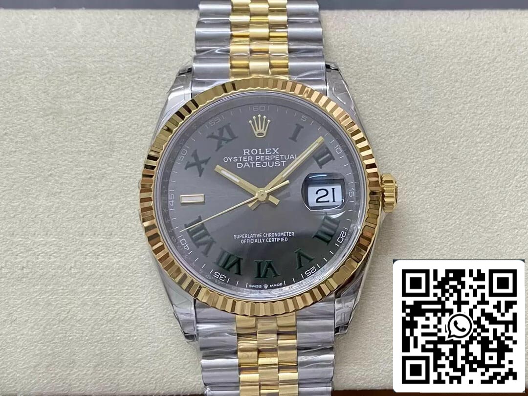 Rolex Datejust M126233-0035 36MM 1:1 Meilleure édition VS Factory Cadran Wimbledon