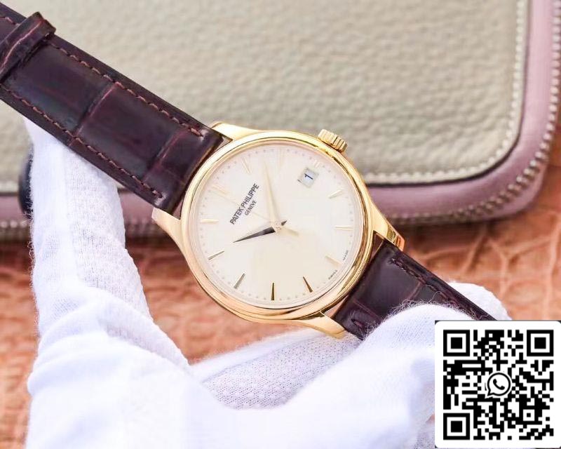 Patek Philippe Calatrava 5227J-001 ZF Factory 1:1 Melhor Edição Caixa em ouro amarelo 18K Swiss Cal.324 SC