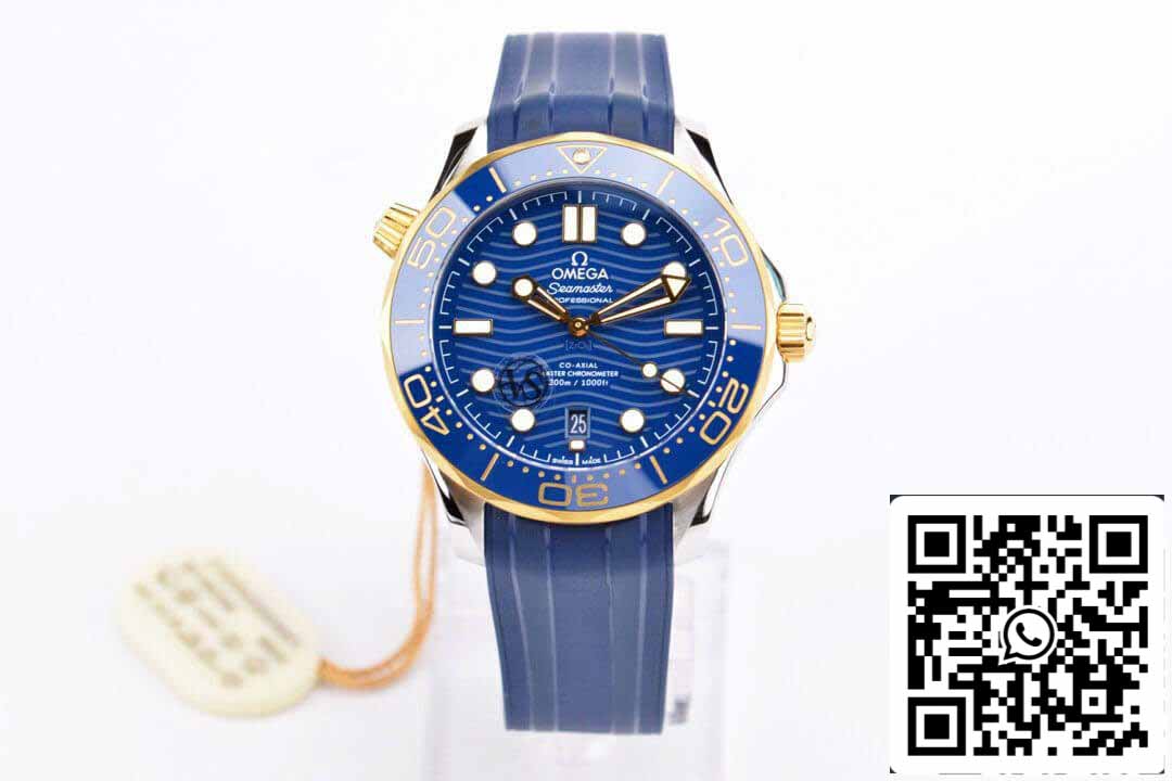 Omega Seamaster Diver 300M 210.22.42.20.03.001 1:1 Beste Edition VS Fabrik-Kautschukarmband