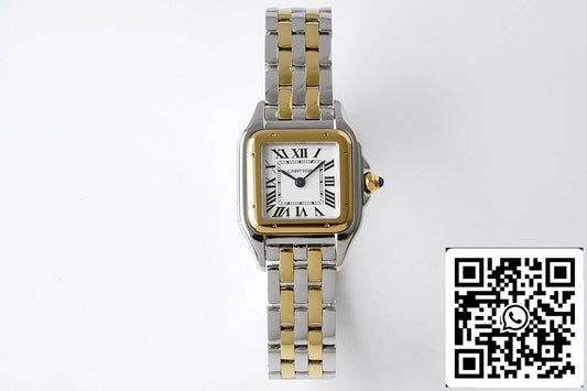 Panthere De Cartier W2PN0006 22MM 1:1 Best Edition BV Factory weißes Zifferblatt