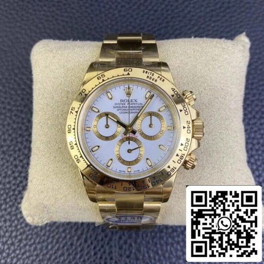 Rolex Cosmograph Daytona M116508-0001 1:1 Meilleure édition Clean Factory Or jaune