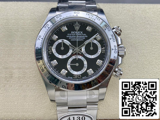 Rolex Cosmograph Daytona M116508-0004 1:1 Meilleure édition Clean Factory Cadran noir