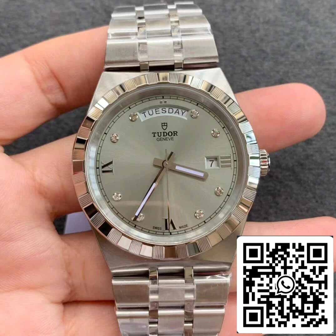 Replica Tudor Royal M28600-0002 Day Date V7 Factory Diamond Dial