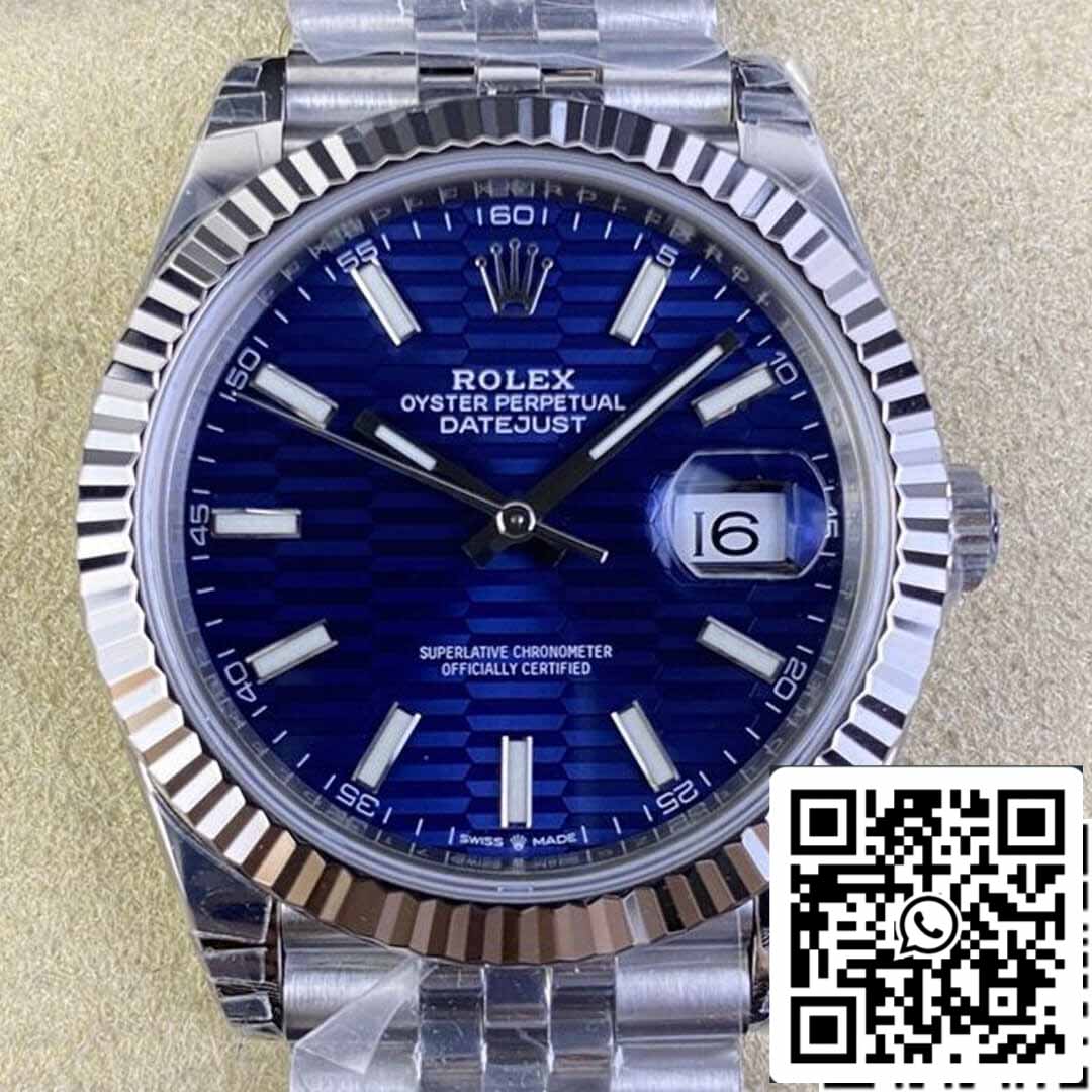 Rolex Datejust M126334-0032 41MM 1:1 Melhor Edição VS Aço Inoxidável de Fábrica