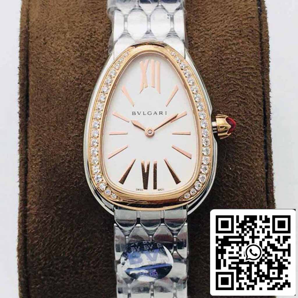 Bvlgari Serpenti 103143 1:1 Best Edition BV Factory Rose Gold Diamond Bezel