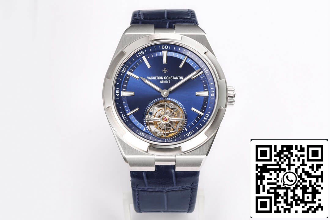 Vacheron Constantin Overseas Tourbillon 6000V/110A-B544 1:1 Meilleure édition BBR Factory Bracelet en cuir