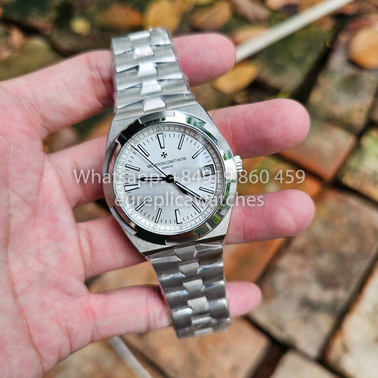 Vacheron Constantin Overseas 4500V/110A-B126 1:1 Best Clone PPF Factory Silvery White Dial