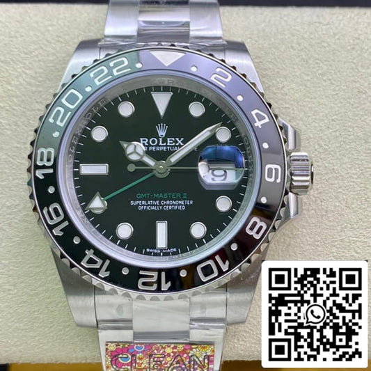 Rolex GMT Master II 116710LN-78200 1:1 Best Edition Clean Factory Lunetta nera