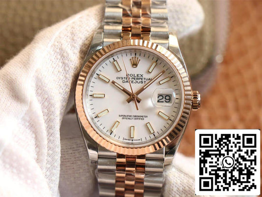 Rolex Datejust M126231-0017 1:1 Meilleure édition EW Factory Cadran blanc