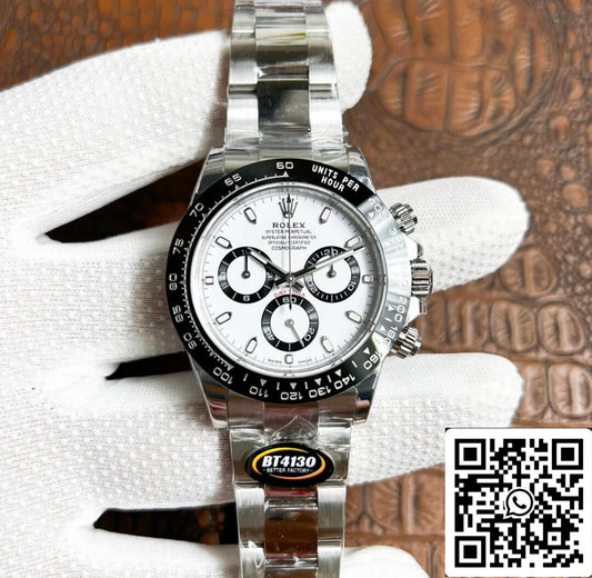 Rolex Daytona M116500LN-0001 1:1 Meilleure édition BT Factory Cadran blanc