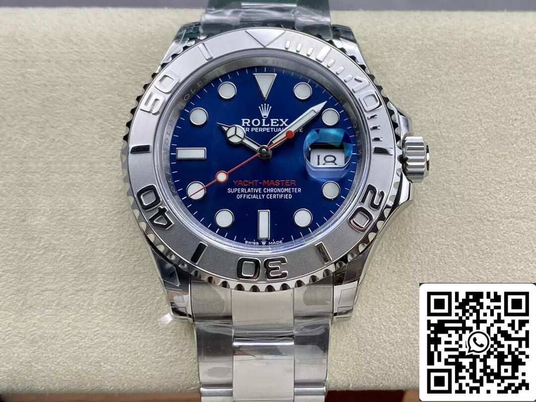 Rolex Yacht Master M126622-0002 40MM 1:1 Meilleure édition VS Cadran bleu d'usine