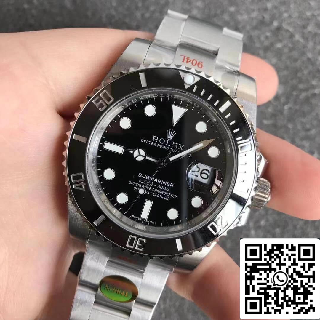 Rolex Submariner 116610LN 1:1 Best Edition Noob Factory V12 Black Dial