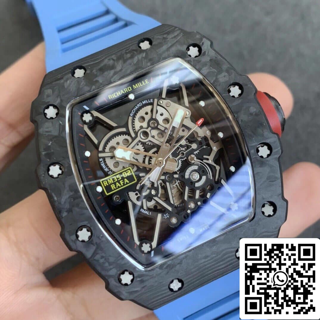 Richard Mille RM35-02 1:1 Best Edition KV Factory V3 Carbon Fiber Case