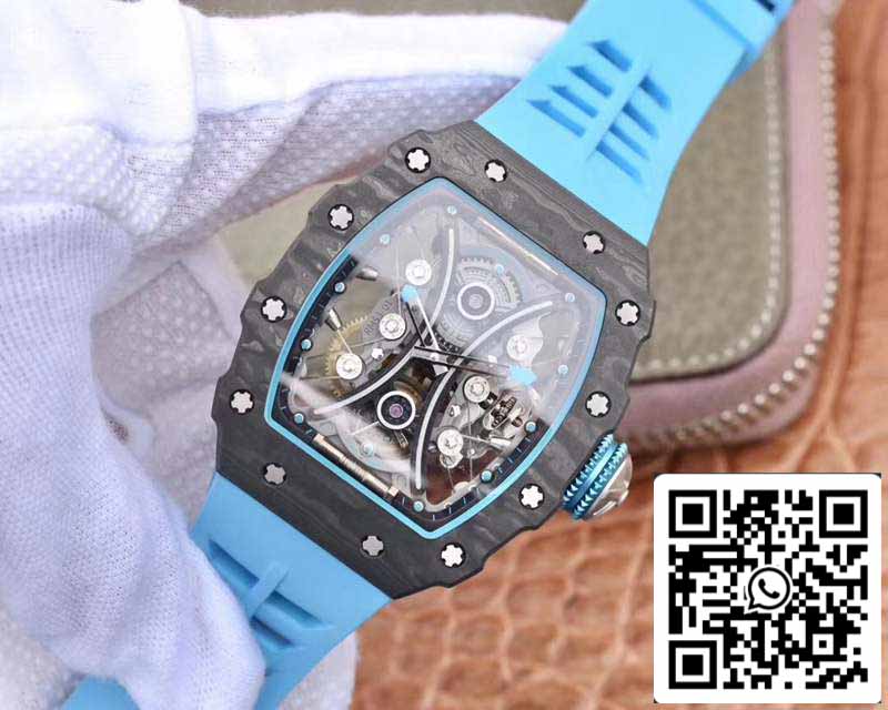 Richard Mille RM53-01 1:1 Best Edition JB Factory Black Carbon Swiss Tourbillon Movement