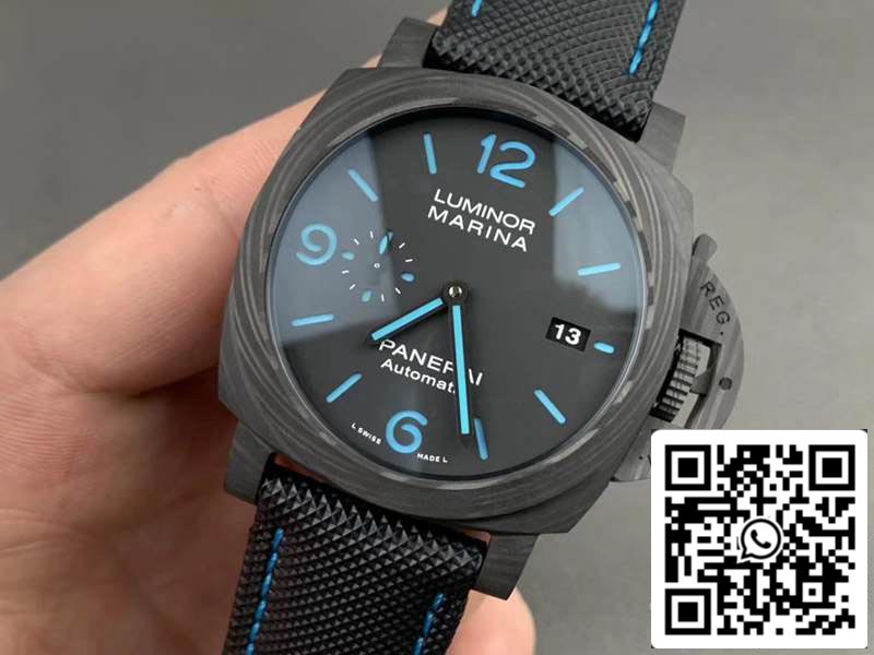 Panerai Luminor PAM01661 1:1 Meilleure édition VS Factory Black Carbon Swiss P9010