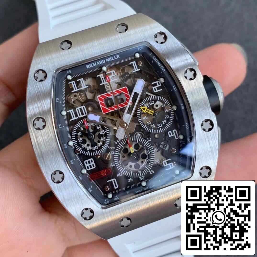 Richard Mille RM11-03 1:1 Best Edition KV Factory Carbon Fiber Red Strap