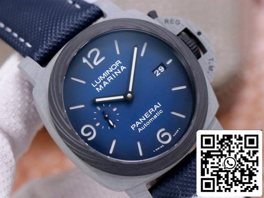 Panerai Luminor PAM1663 1:1 Meilleure édition VS Cadran bleu fumé d'usine