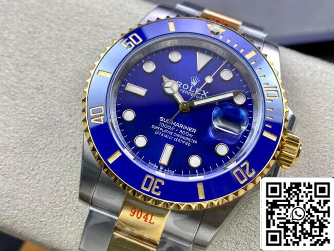 Rolex Submariner M126613LB-0002 41MM 1:1 Meilleure édition VS Cadran bleu d'usine