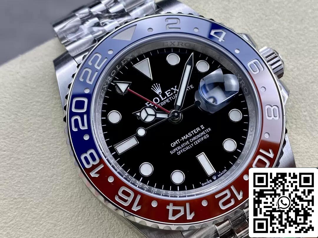 Rolex GMT Master II M126710BLRO-0001 1:1 Meilleure édition C+ Bracelet en acier d'usine