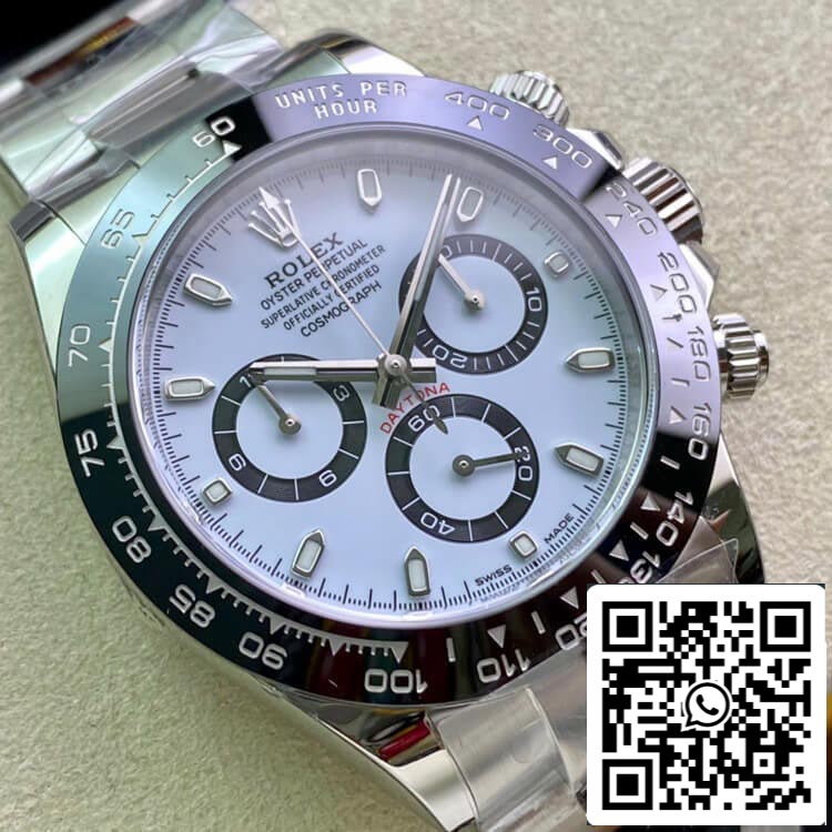 Rolex Cosmograph Daytona M116500LN-0001 1:1 Best Edition Clean Factory quadrante bianco