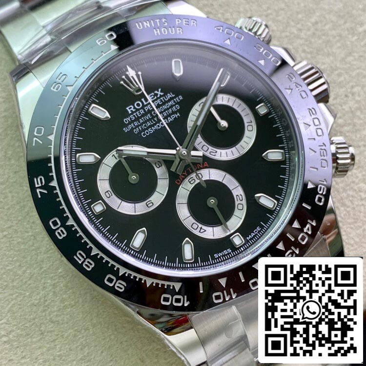 Rolex Cosmograph Daytona M116500LN-0002 1:1 Best Edition Clean Factory quadrante nero