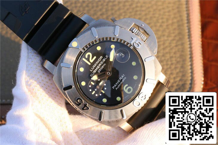 Panerai Submersible PAM 00194 1:1 Meilleure édition VS Cadran noir d'usine