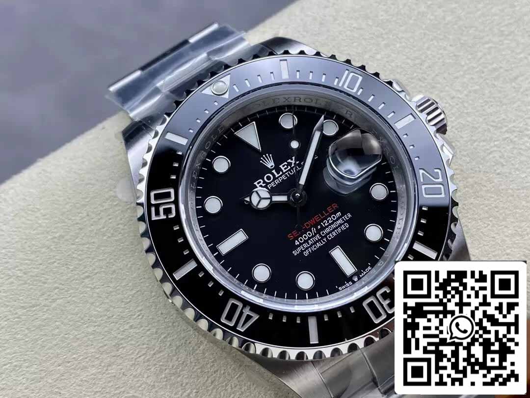 Rolex Sea Dweller M126600-0002 1:1 Meilleure édition VS Factory Cadran noir