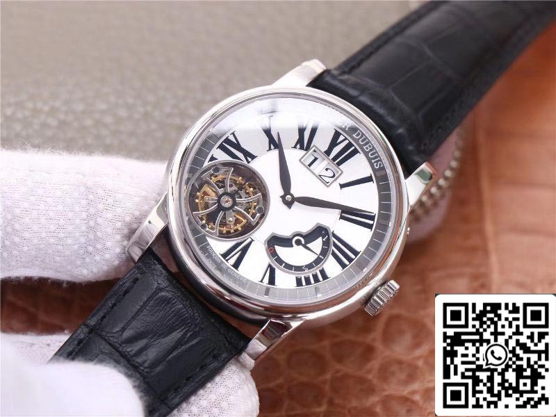 Roger Dubuis Hommage RDDBHO0568 Tourbillon 1:1 Melhor Edição JB Factory Mostrador Branco Suíço RD540