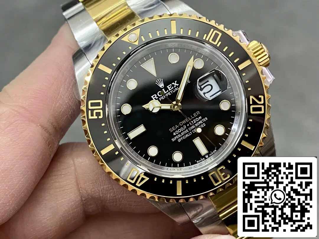 Rolex Sea Dweller M126603-0001 1:1 Meilleure édition VS Or jaune d'usine