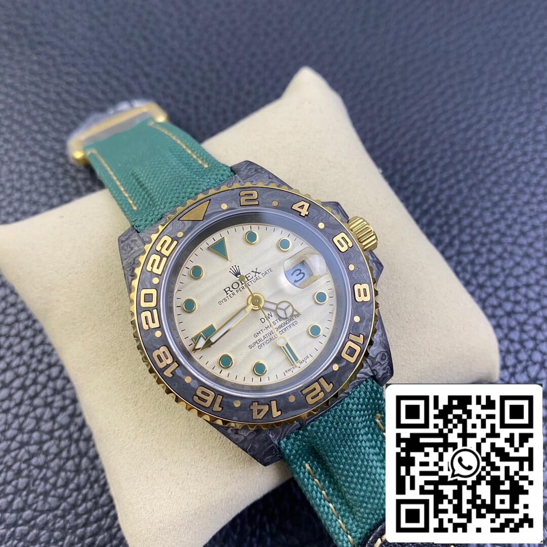 Rolex GMT-MASTER II Diw 1:1 Best Edition Grünes Stoffarmband