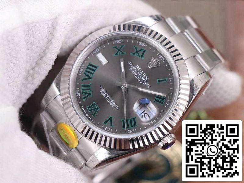 Rolex Datejust M126334-0021 1:1 Mejor Edición TW Factory Esfera Gris Suizo ETA3235