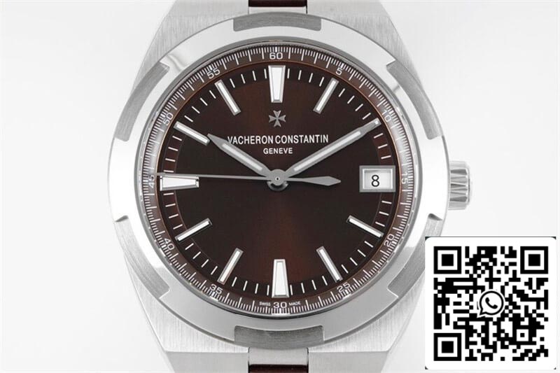 Vacheron Constantin Overseas 4500V 1:1 Mejor edición PPF Factory Correa de caucho marrón