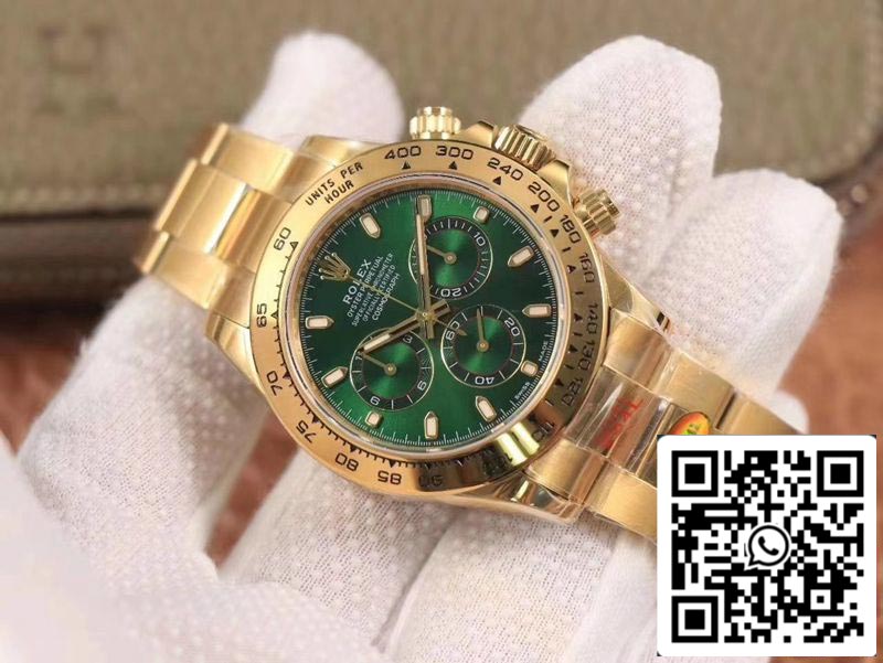 Rolex Daytona M116508-0013 1:1 Best Edition Noob Factory Green Dial Swiss ETA4130