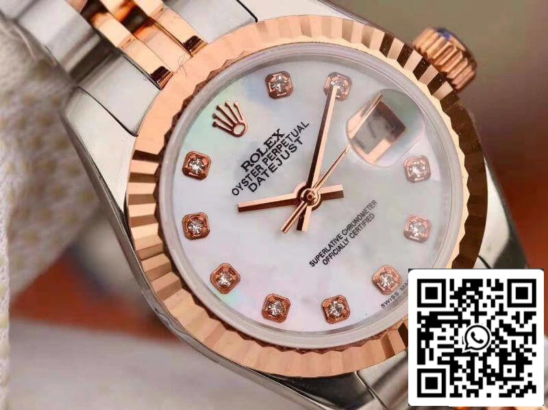 Rolex Lady Datejust 28MM 1:1 Meilleure édition Suisse NH05 Plaqué Or Rose