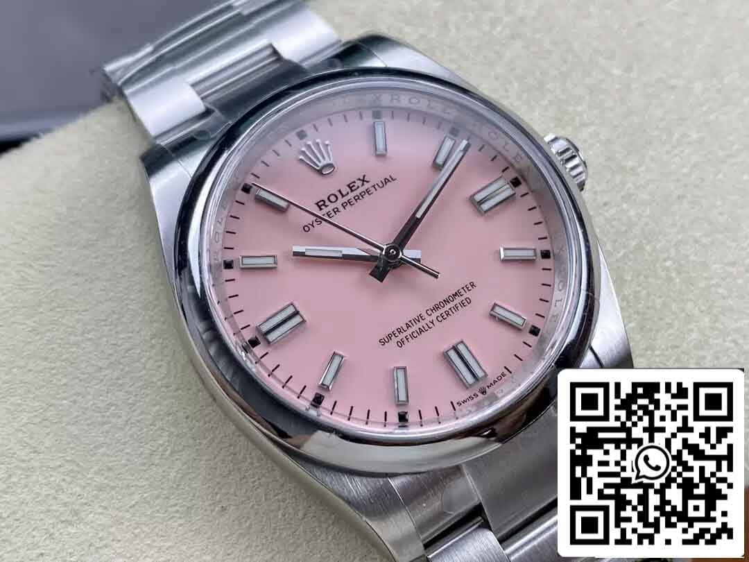 Replica Rolex Oyster Perpetual M126000-0008 36MM  Clean Factory Pink Dial