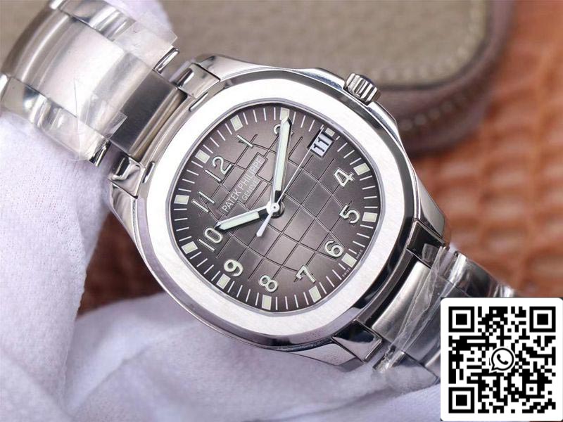 Patek Philippe Aquanaut 5167/1A-001 1:1 Melhor Edição ZF Factory Mostrador Cinza Suíço ETA324