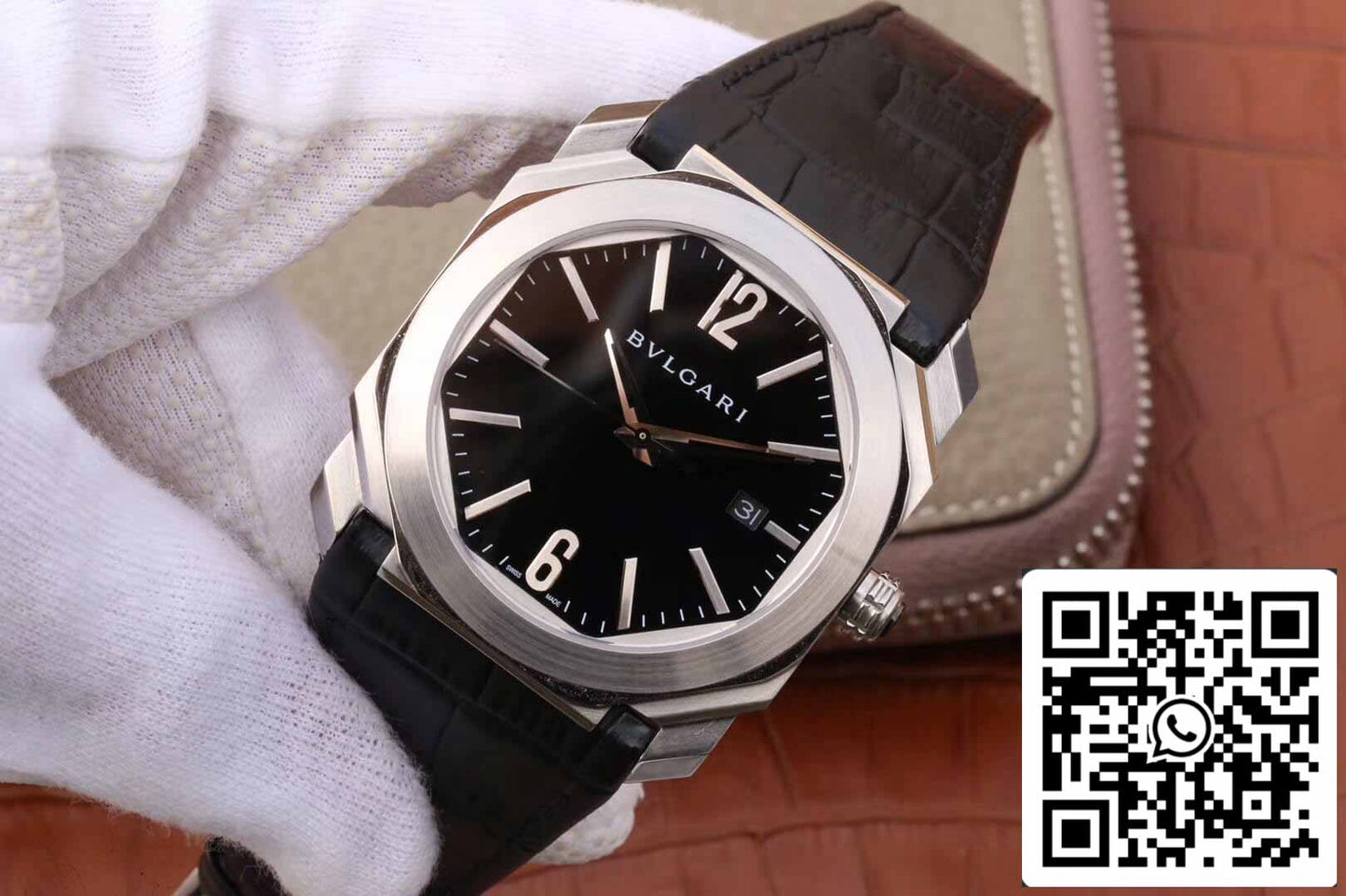 Bvlgari Octo 101964 BGO41BSLD 1:1 Bisel de acero inoxidable mejor edición